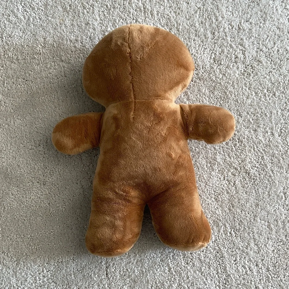 Gingerbread man Pillow Holiday Christmas Decorative Pillow